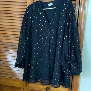 Long sleeve star blouse